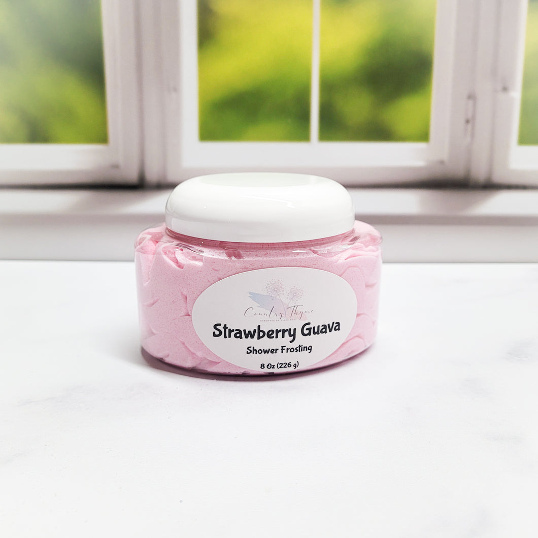 Strawberry Guava Shower Frosting