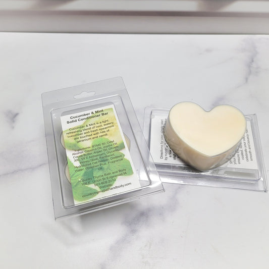 Cucumber & Mint Solid Conditioner Bar